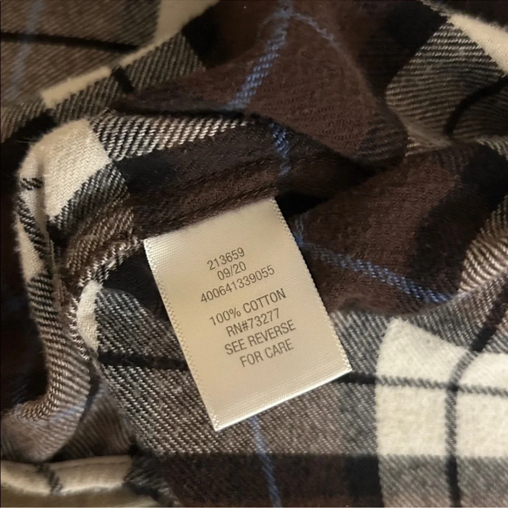 Croft & Barrow Plaid Flannel Shirt - Picture 6 of 7